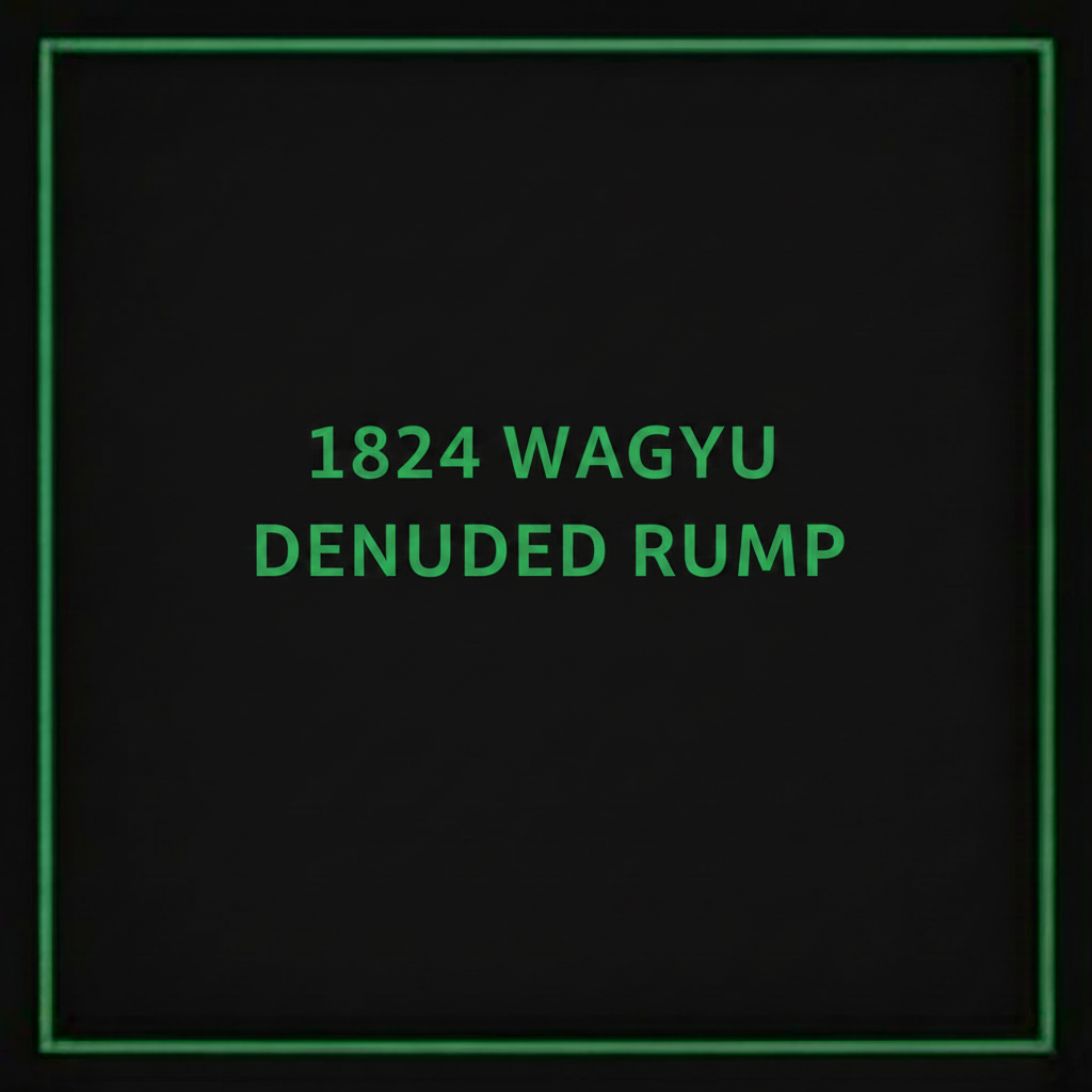 1824 WAGYU DENUDED RUMP MB3+ 5KG R/W