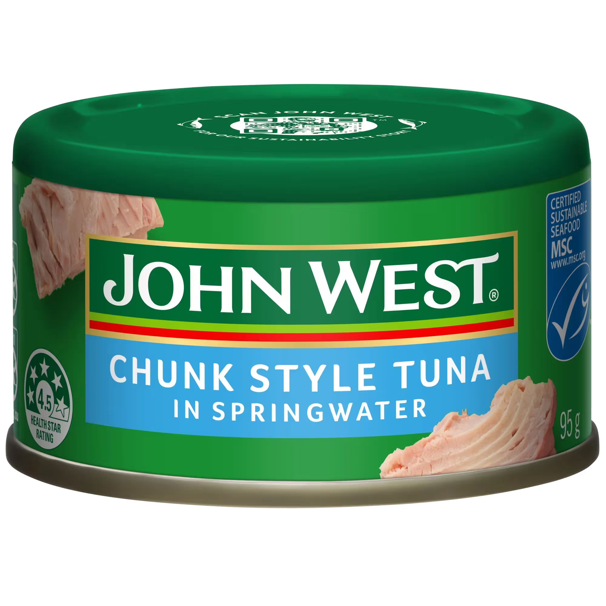 JOHN WEST TUNA IN SPRING WATER 95G