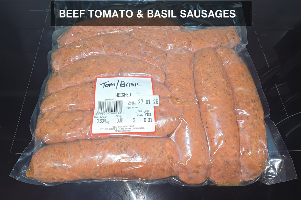 BEEF SAUSAGES 1KG