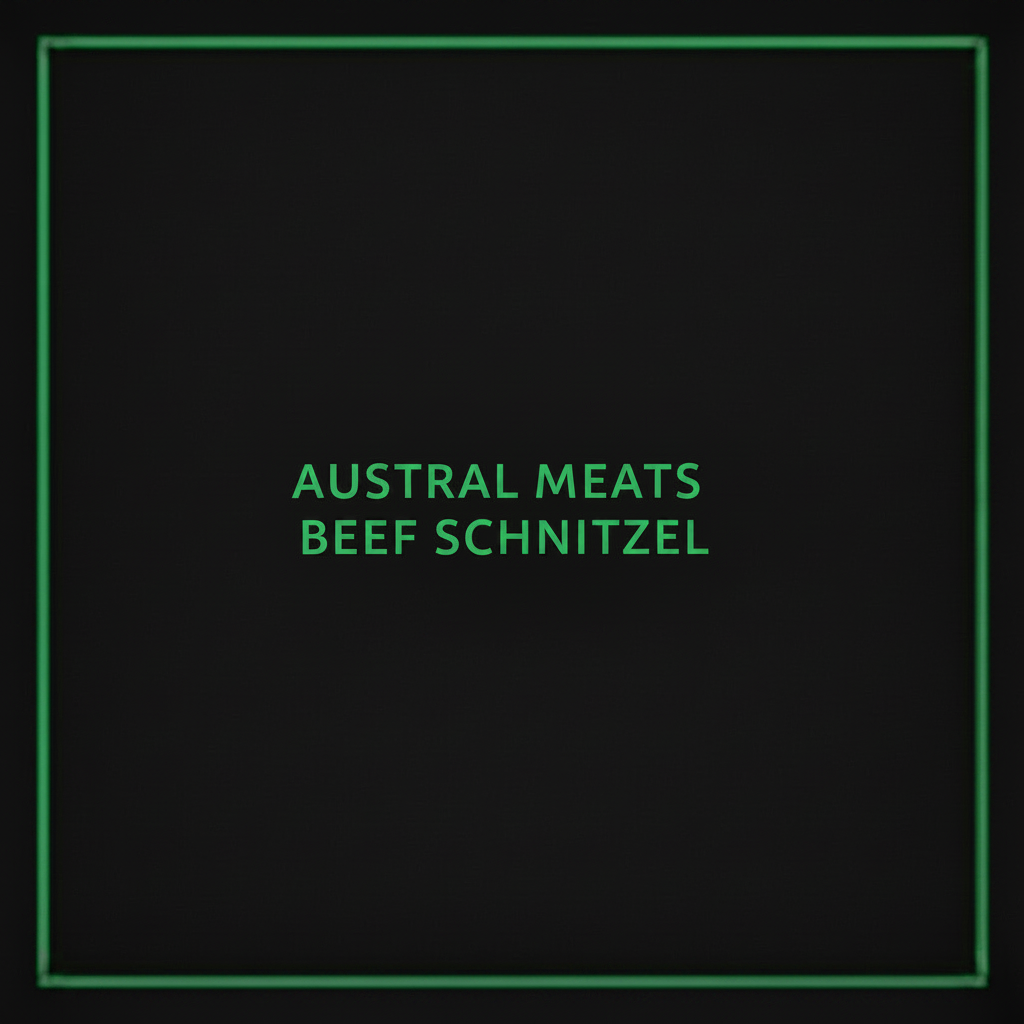 AUSTRAL MEATS BEEF SCHNITZEL 3KG