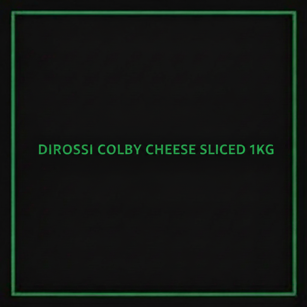 DIROSSI COLBY CHEESE SLICED 1KG