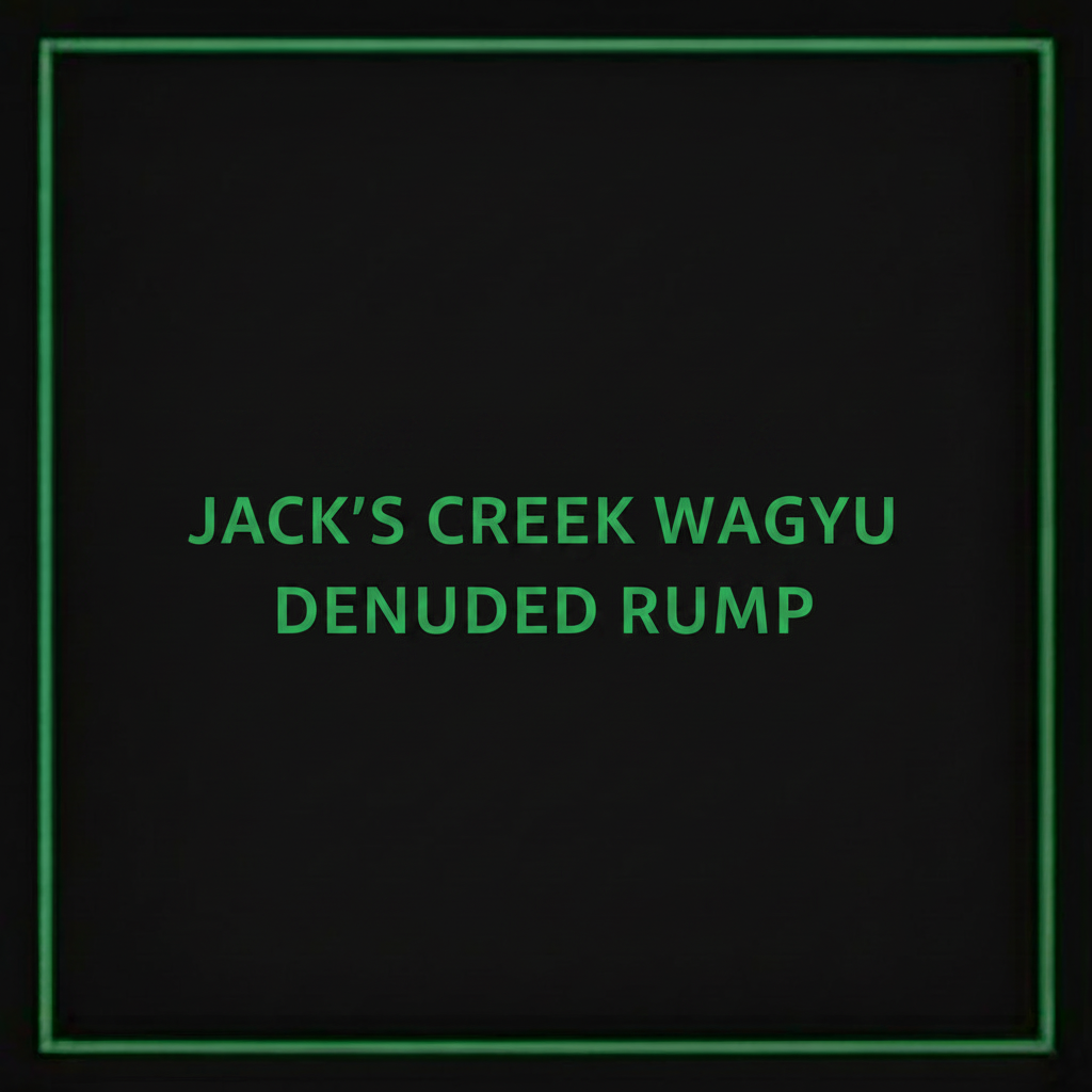 JACK'S CREEK WAGYU DENUDED RUMP MS4-5 5KG R/W