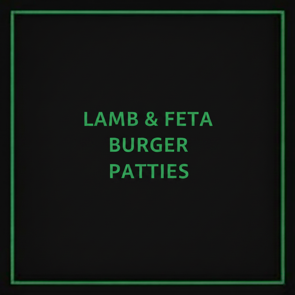 LAMB & FETA BURGER PATTIES