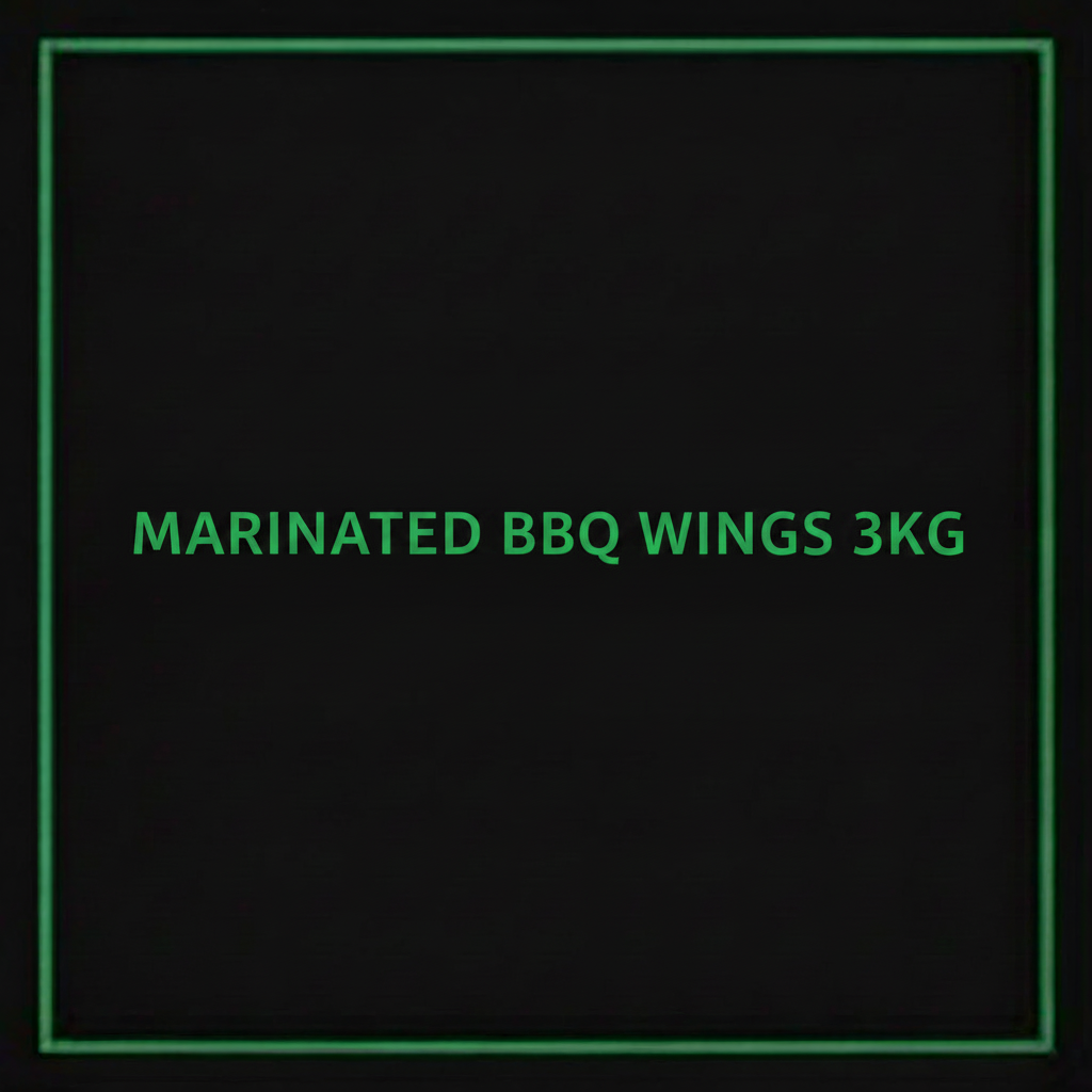 MARINATED BBQ WINGS 3KG