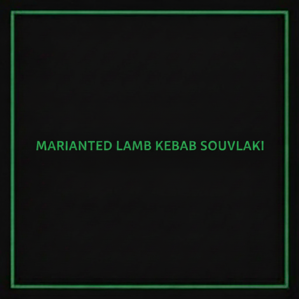 MARINATED LAMB KEBAB-SOUVLAKI