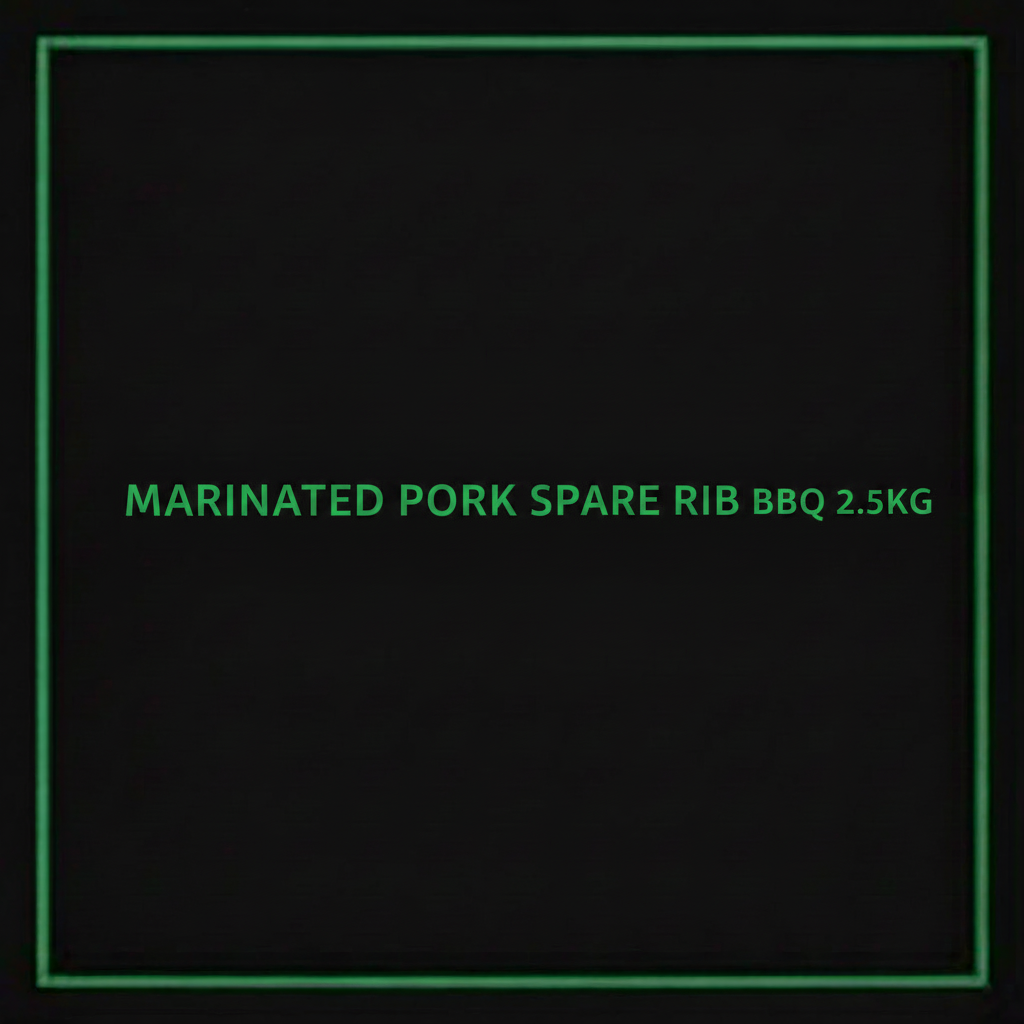 MARINATED PORK SPARE RIB- BBQ 2.5KG