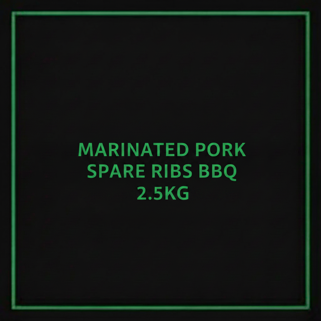 MARINATED PORK SPARE RIBS- BBQ 2.5KG