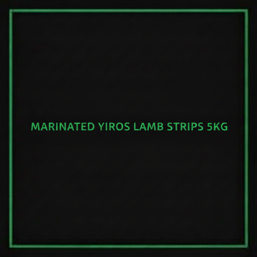 MARINATED YIROS LAMB STRIPS 5KG