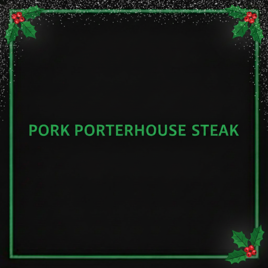 ADELAIDE PLAINS PORK PORTERHOUSE STEAK (5 PER PKT)