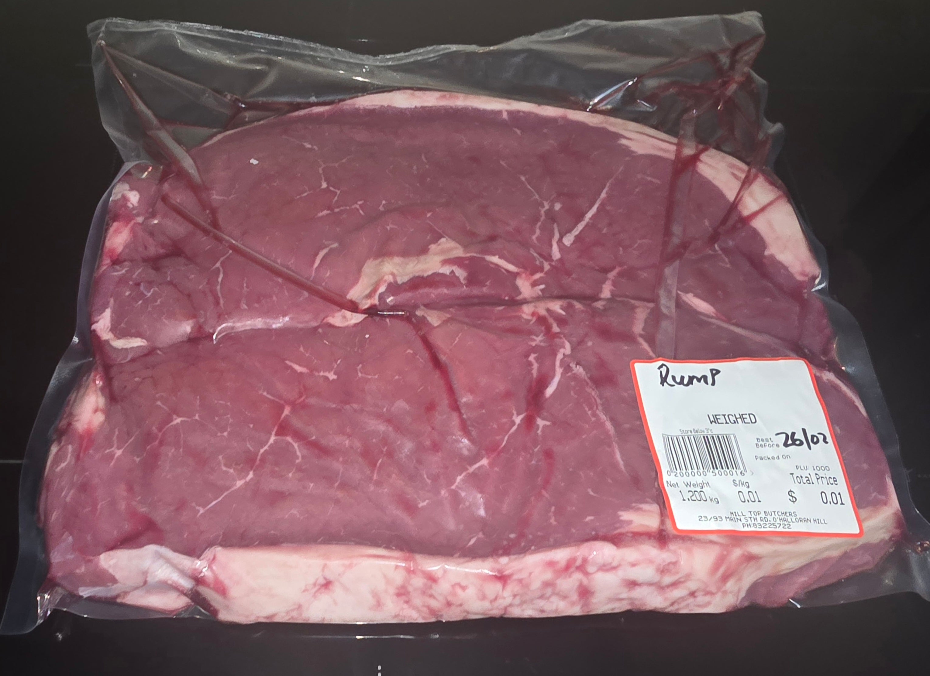 RUMP STEAK 1KG