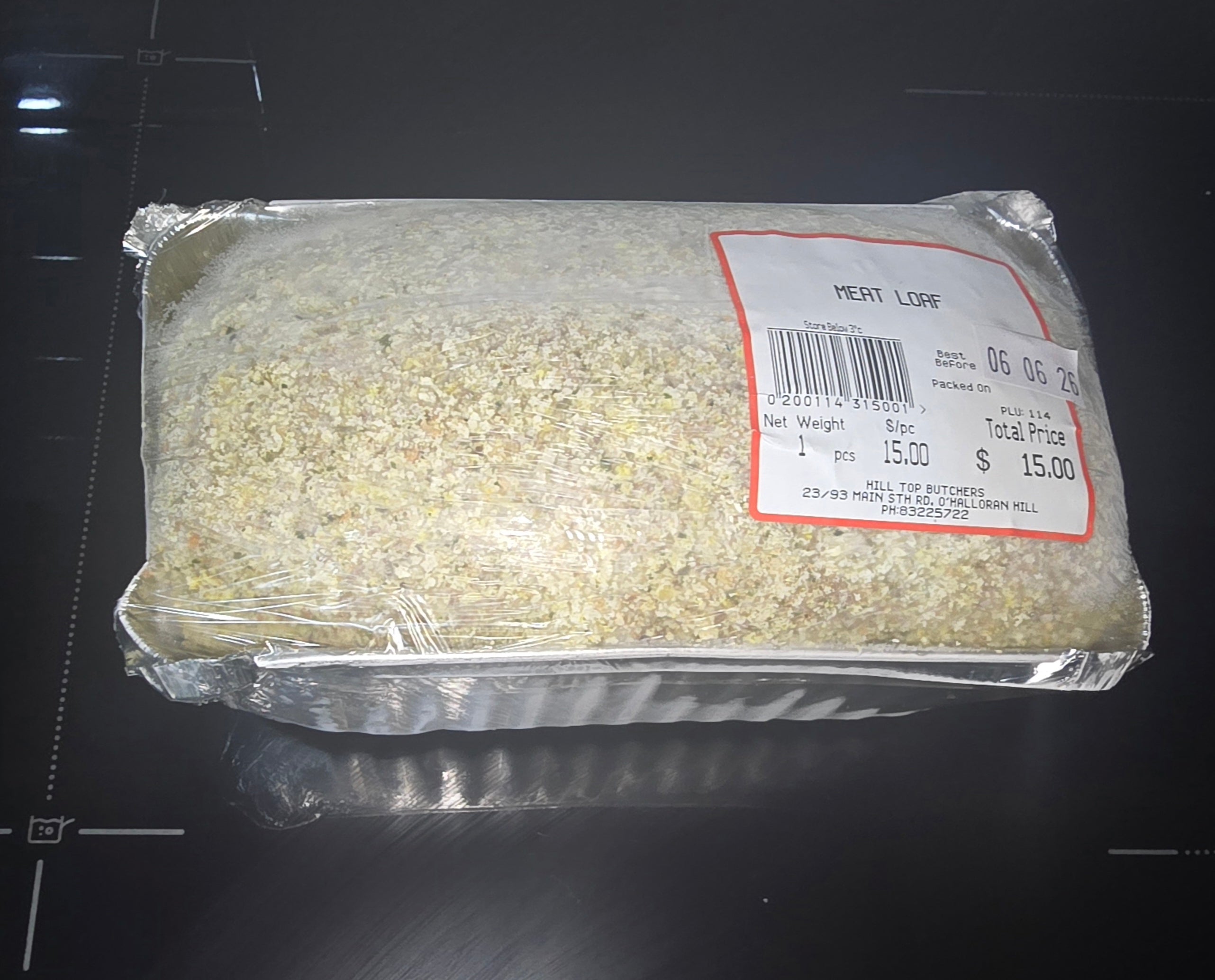 MEATLOAF 800G FROZEN