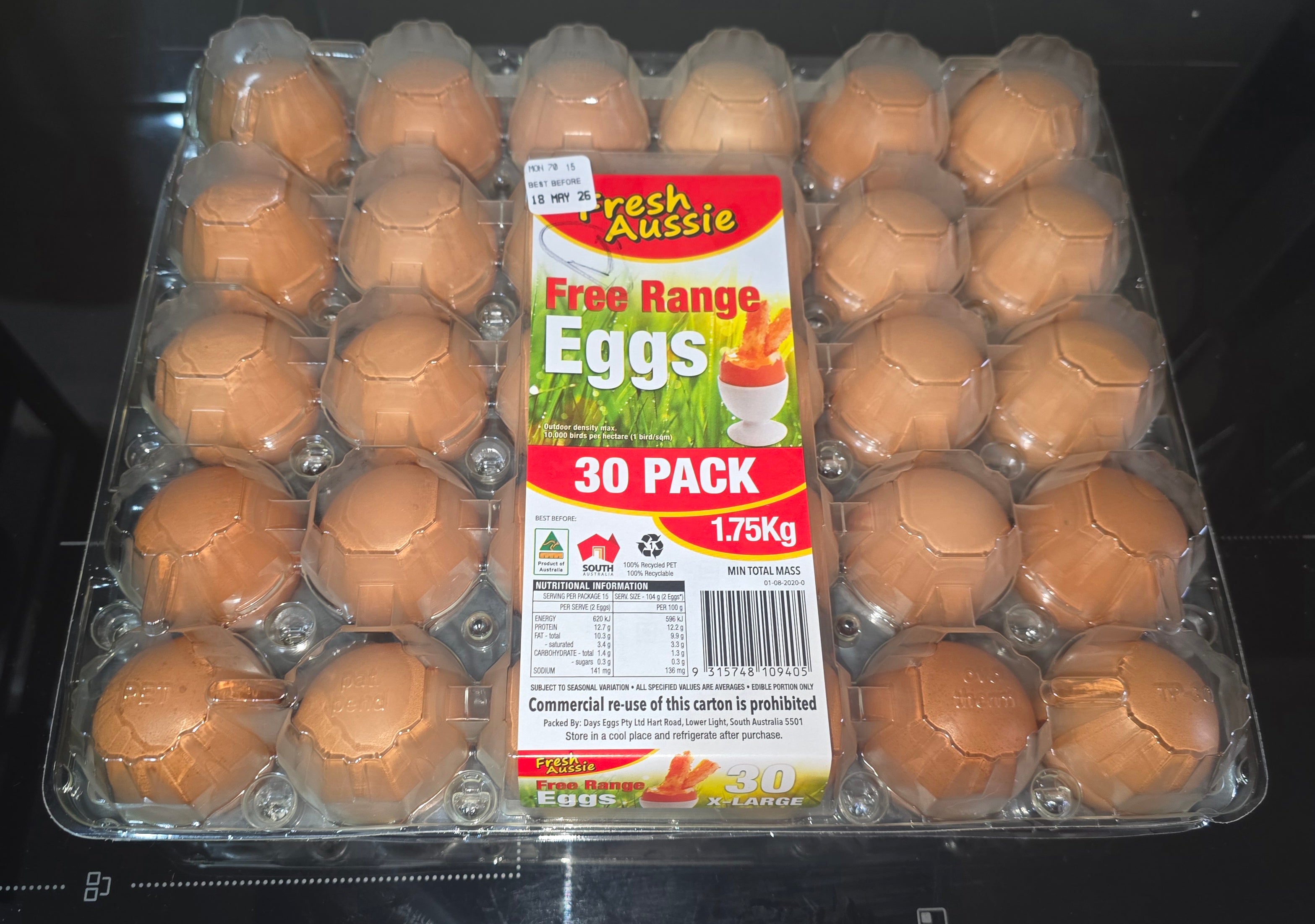 FREE RANGE EGGS 30PK