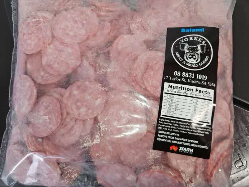 YORKES ITALIAN SALAMI 2KG