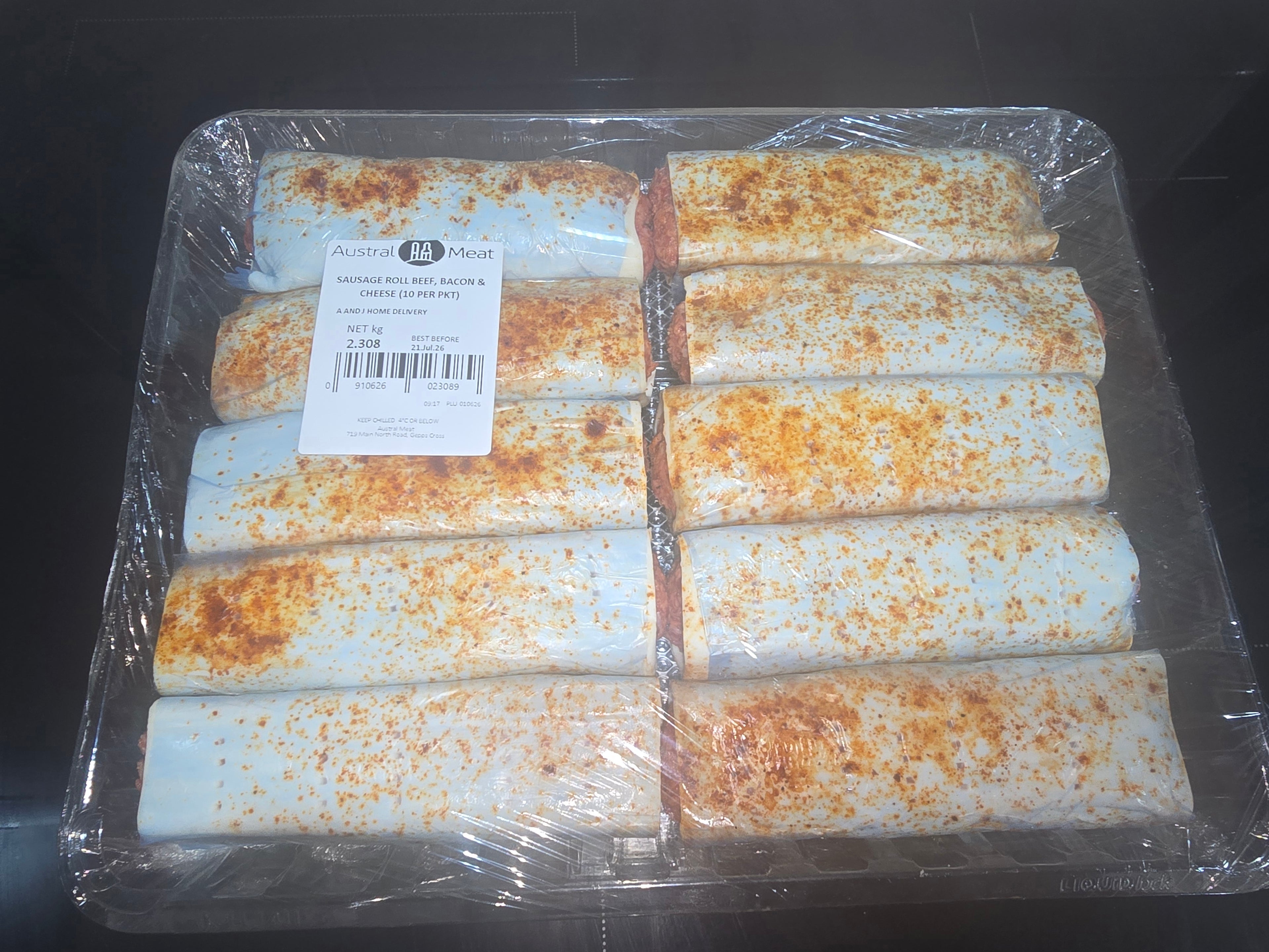 SAUSAGE ROLLS X10