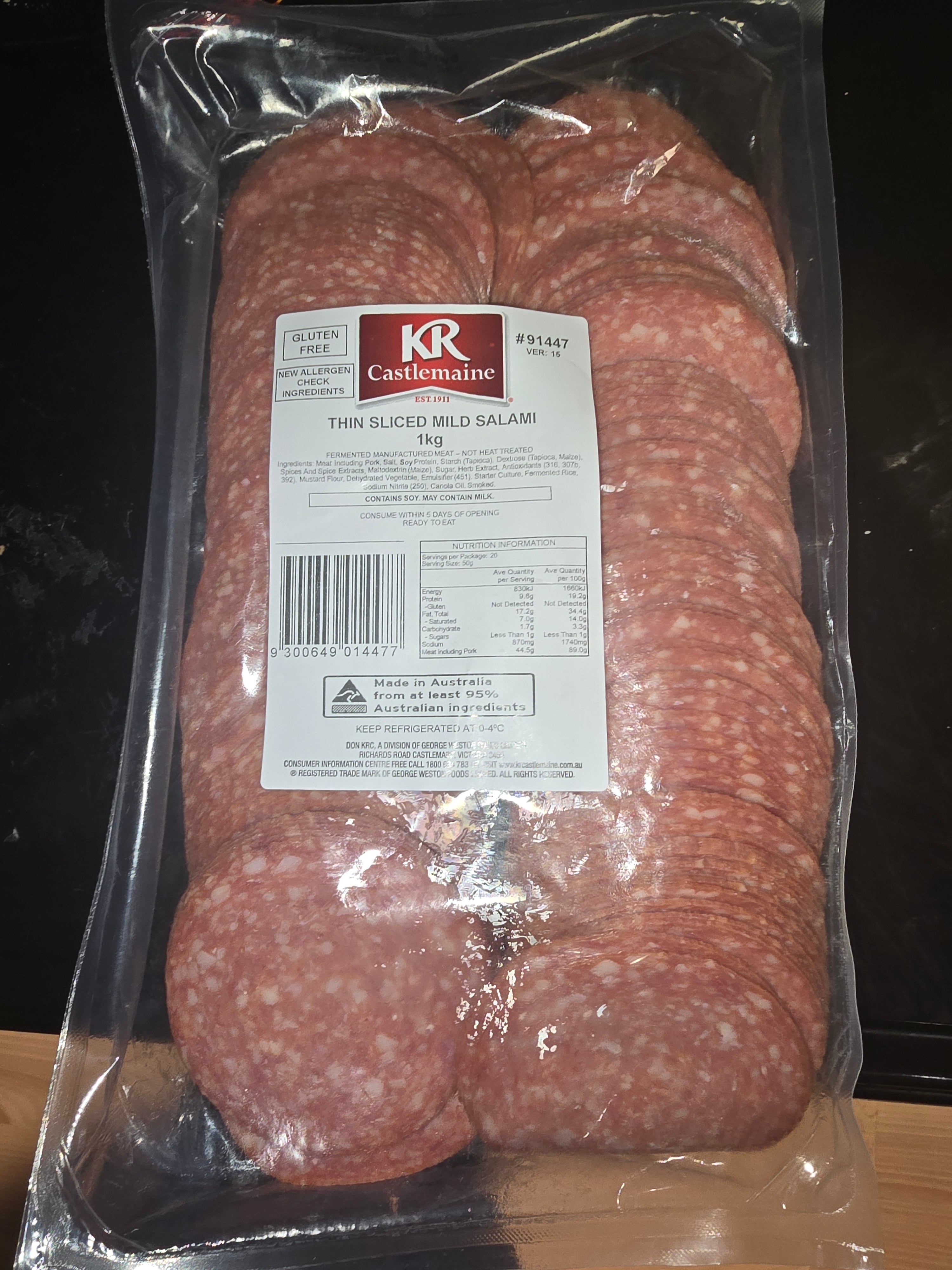 MILD SALAMI 1KG