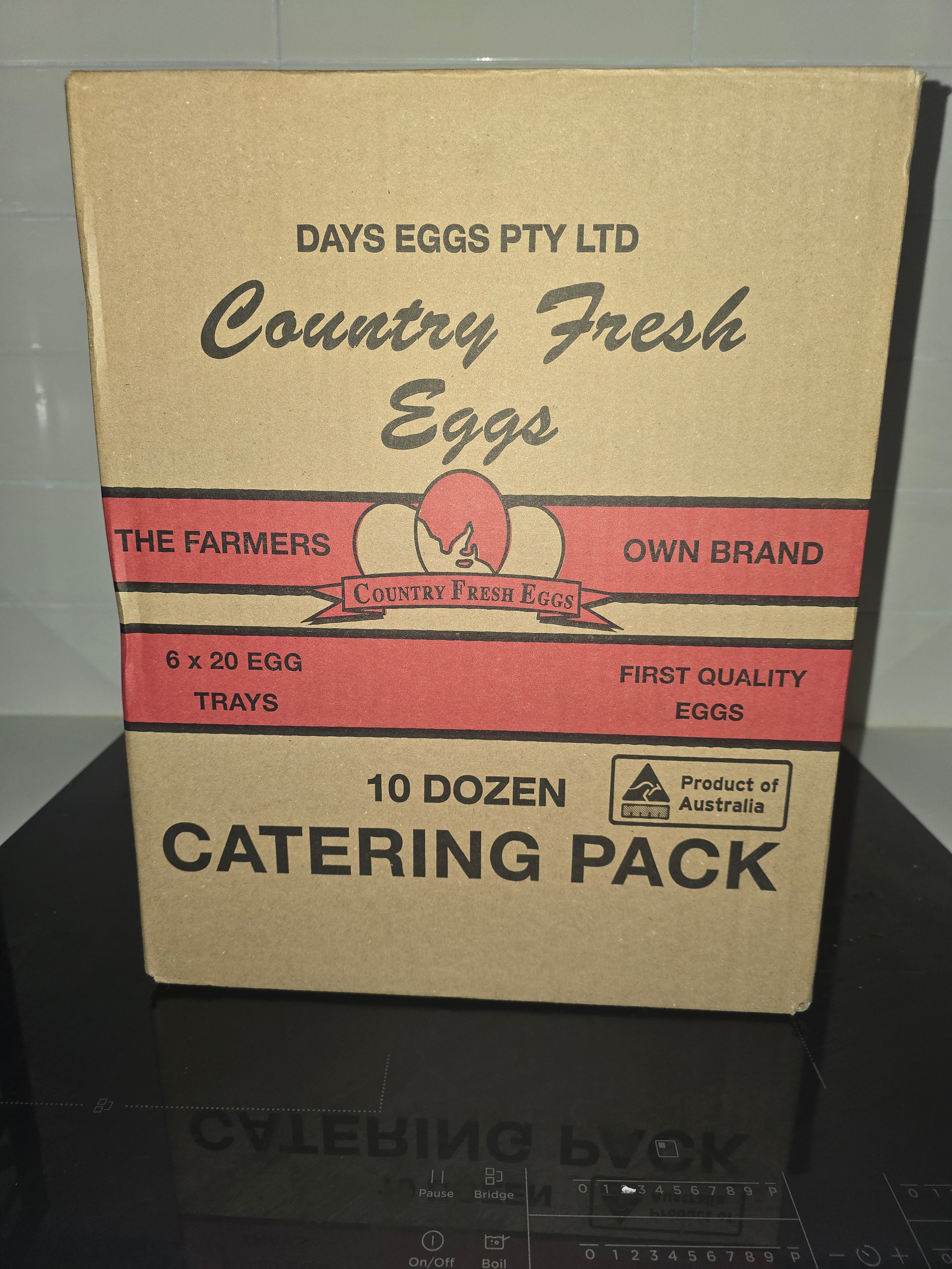 CAGED EGGS CATERING PACK 6X20