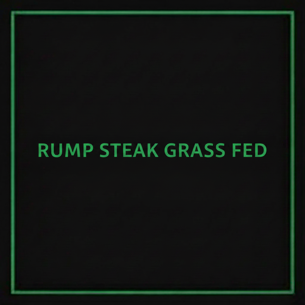 RUMP STEAK-GRASS FED