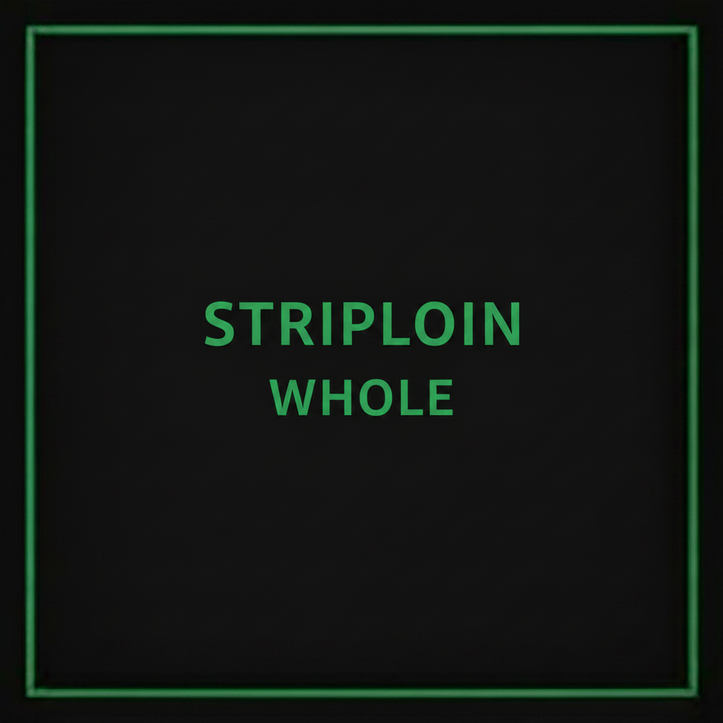 STRIPLOIN WHOLE GRASS FED 4KG R/W
