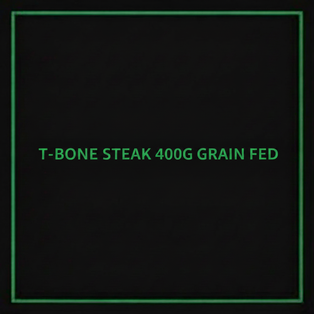 T-BONE STEAK 400G GRAIN FED