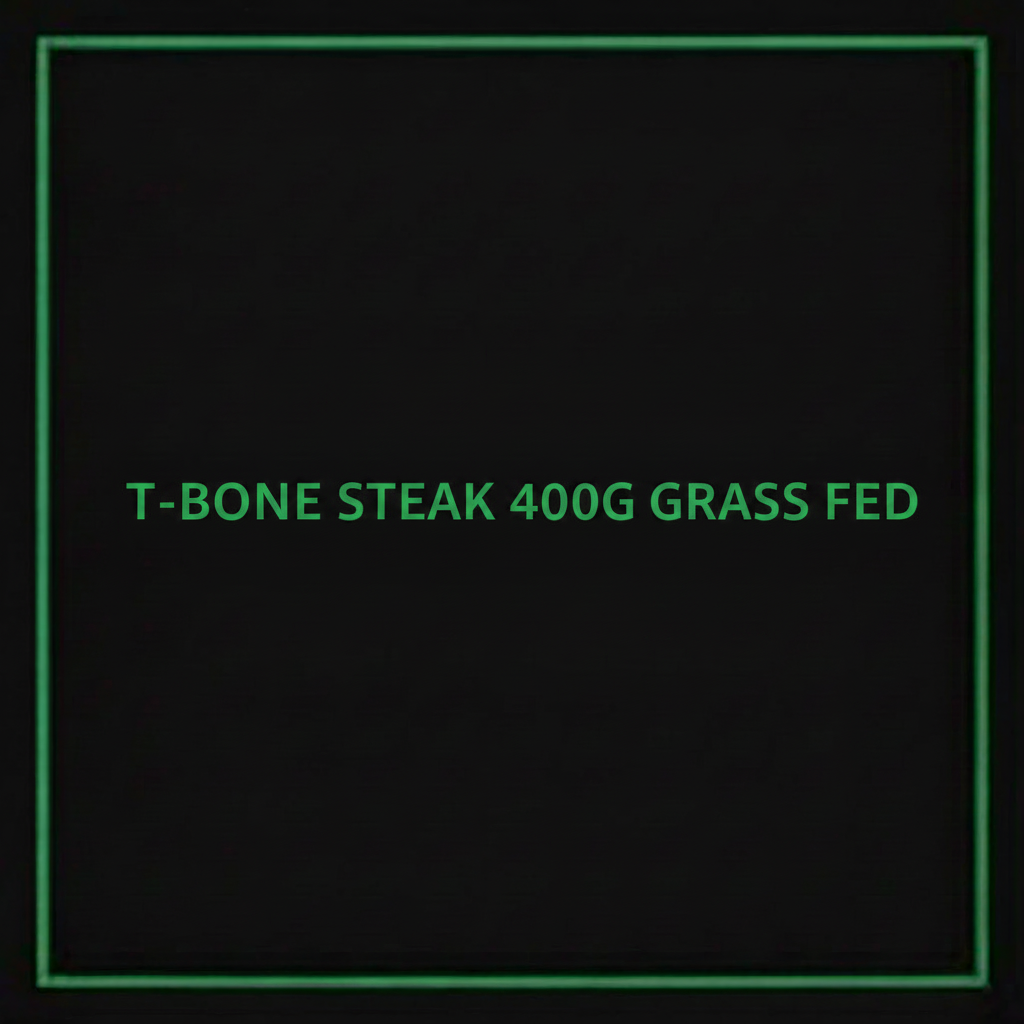 T-BONE STEAK 400G-GRASS FED