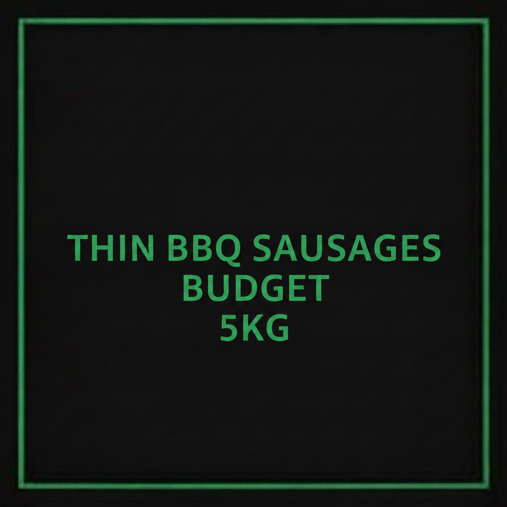 THIN BBQ SAUSAGES-BUDGET 5KG